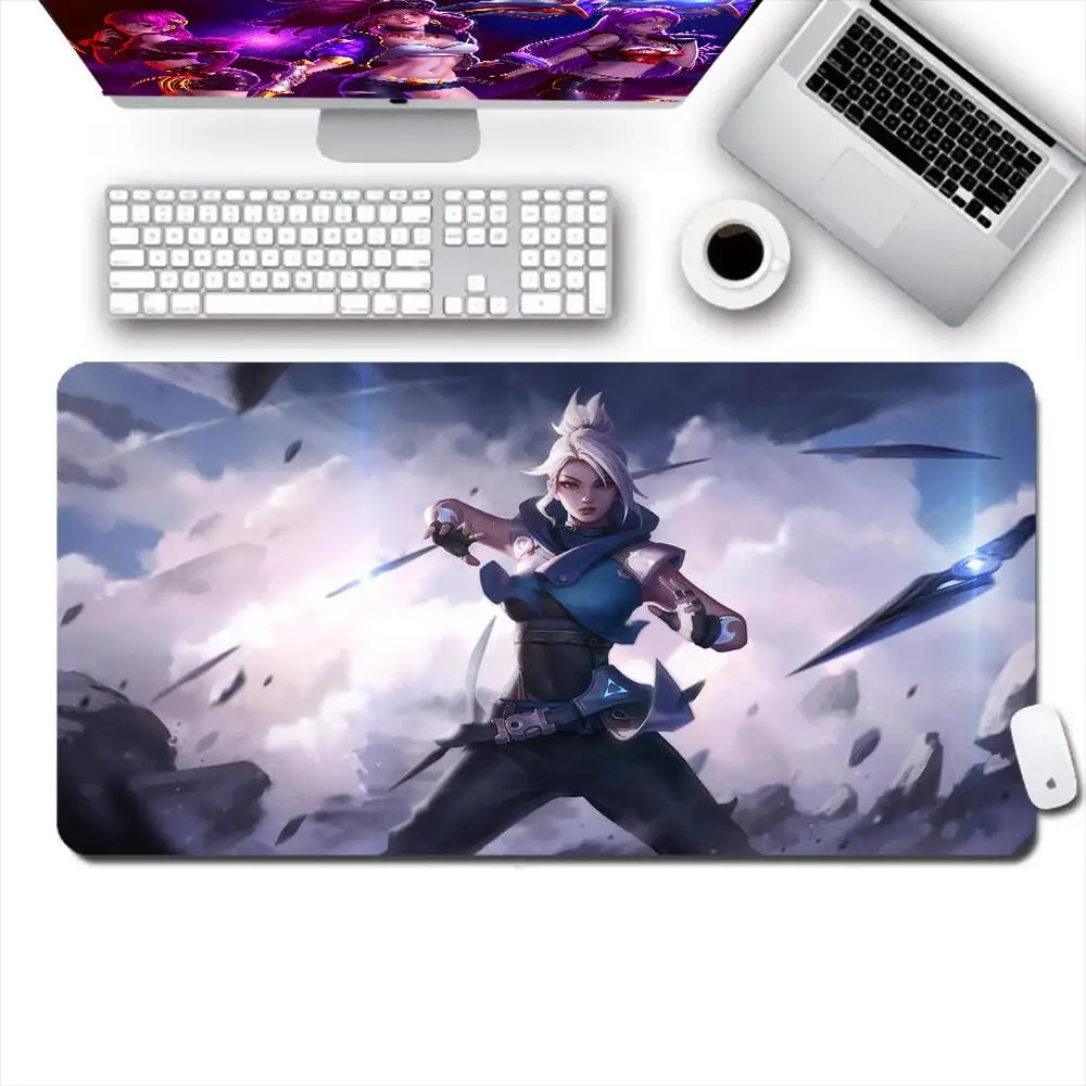 Valorant Large Gaming Mouse Pad Gamer Keyboard Rubber Anti Slip Computer Carpet Desk Mat PC Anime Offices Mousepad for Cs/lol
Valorant Large Gaming Mouse Pad Gamer Keyboard Rubber Anti Slip Computer Carpet Desk Mat PC Anime Offices Mousepad for Cs/lol