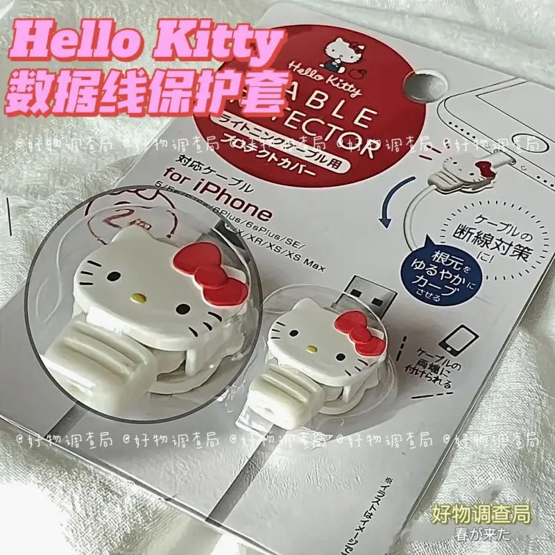 Милый Sanrio Kawaii, защитный рукав для линии передачи данных Hello Kitty Mymelody Cinnamoroll, с защитой от перелома, рождественский подарок для девушки
Милый Sanrio Kawaii, защитный рукав для линии передачи данных Hello Kitty Mymelody Cinnamoroll, с защитой от перелома, рождественский подарок для девушки