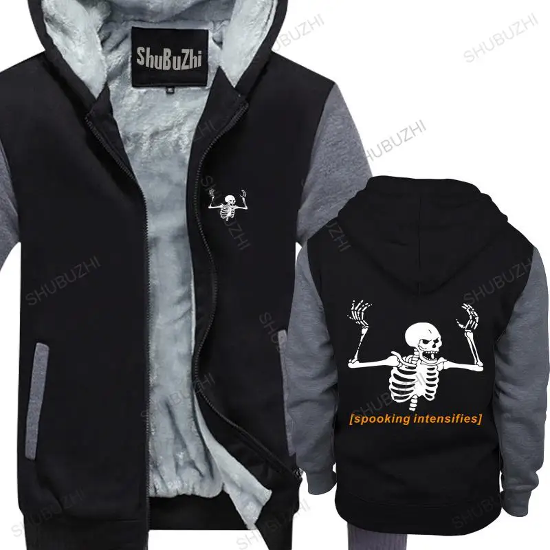 men hoodies winter Spooking Intensifies Spooky Scary Skeleton Meme jacket spooky meme skeleton halloween october witches
men hoodies winter Spooking Intensifies Spooky Scary Skeleton Meme jacket spooky meme skeleton halloween october witches