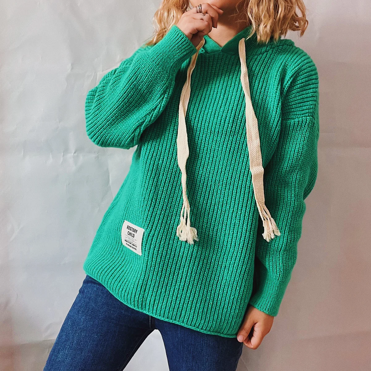 Women's Green Thick Warm Hooded Sports Pullover Long Sleeve Sweater Autumn Winter Fashion Black Loose Oversized Harajuku Jumpers
Women's Green Thick Warm Hooded Sports Pullover Long Sleeve Sweater Autumn Winter Fashion Black Loose Oversized Harajuku Jumpers