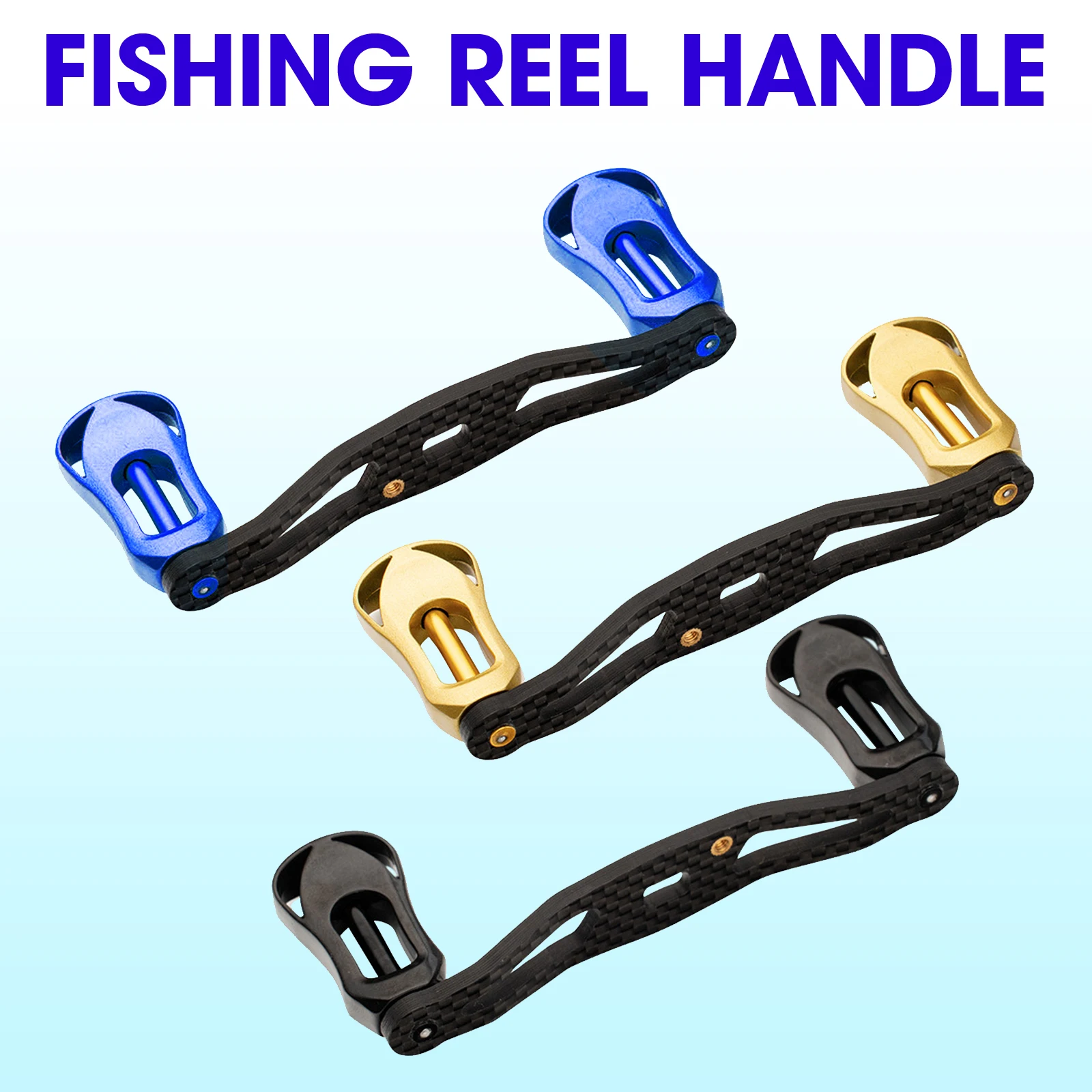 

Fishing Reel Handle Aluminum Alloy for Baitcasting Reel Trolling Reel Handle Ultralight Fishing Reel Crank Accessory Universal