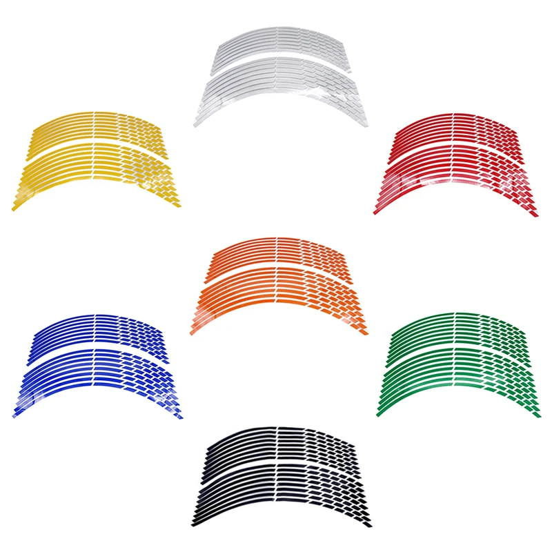 16pcs 17"18"19" Motorbike Tire Decals Trim Strips for Yamaha Suzuki Kawasaki Motorcycle Car Wheel Sticker Reflective Rim Tape
16pcs 17"18"19" Motorbike Tire Decals Trim Strips for Yamaha Suzuki Kawasaki Motorcycle Car Wheel Sticker Reflective Rim Tape