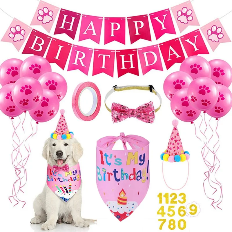 Pet Dog Birthday Bandana Party Hat Dog Triangle Scarf Dog SalivaTowel Cat Dog Birthday Party Dog Decoration Accessories Set
Pet Dog Birthday Bandana Party Hat Dog Triangle Scarf Dog SalivaTowel Cat Dog Birthday Party Dog Decoration Accessories Set