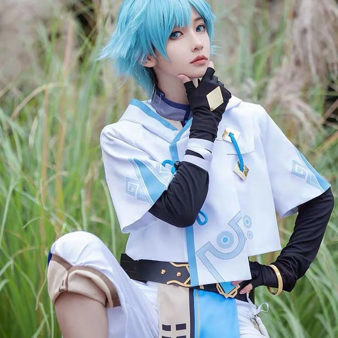 Halloween Genshin Impact Chongyun Anime Game Uniform Outfit Cosplay Costume Chun Yun Halloween Party Fancy Pants Bracelet
Halloween Genshin Impact Chongyun Anime Game Uniform Outfit Cosplay Costume Chun Yun Halloween Party Fancy Pants Bracelet