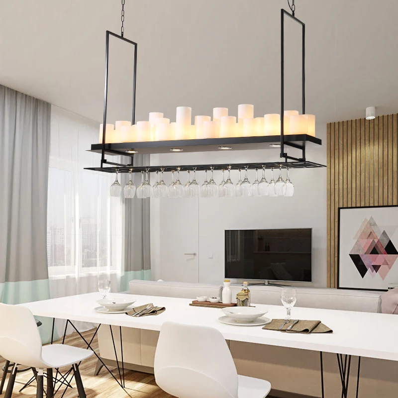 Bar Chandelier Iight Deluxe Restaurant Iiving Room Front Desk Decoration Red Wine Glass Hanging Upside Down American Candlestick
Bar Chandelier Iight Deluxe Restaurant Iiving Room Front Desk Decoration Red Wine Glass Hanging Upside Down American Candlestick