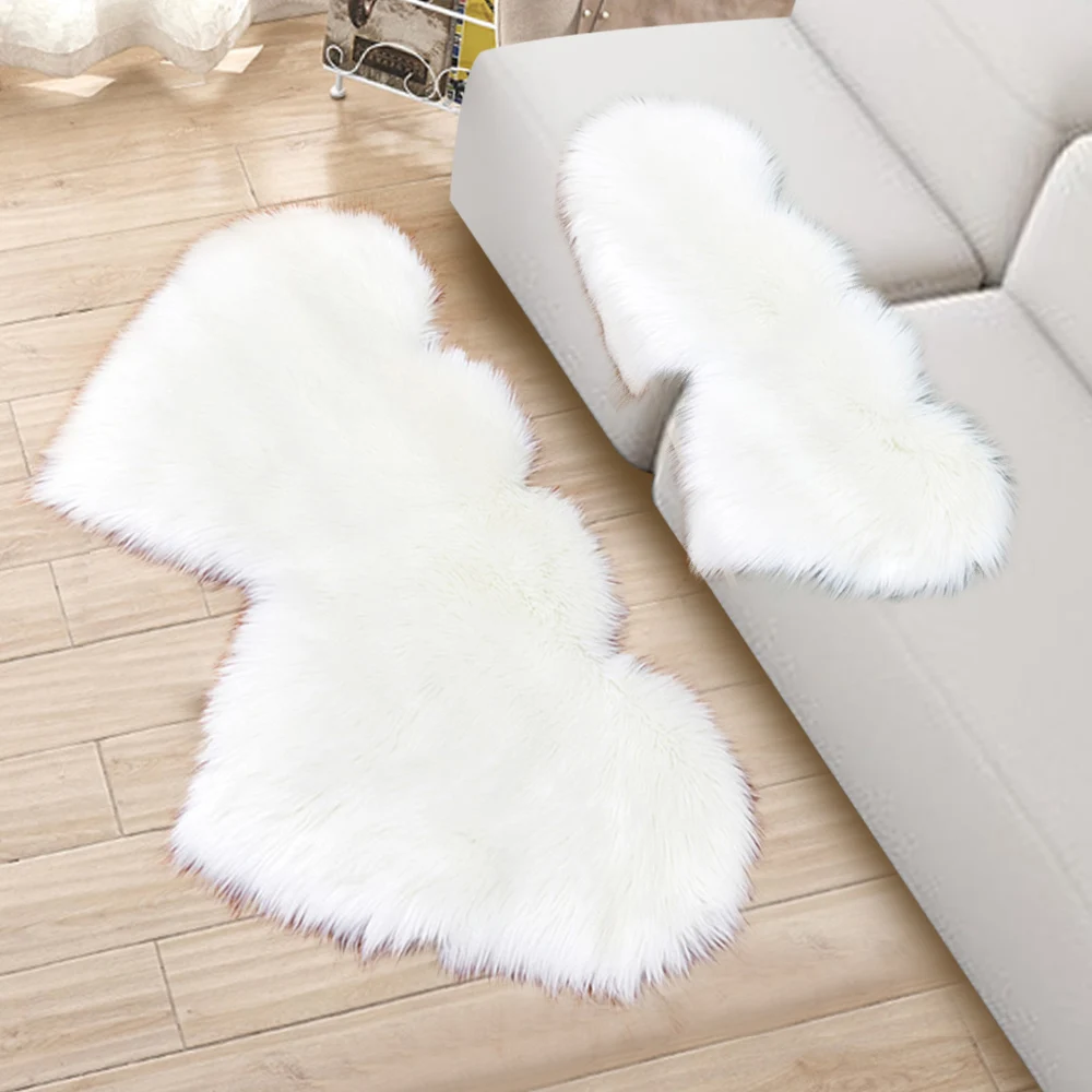 Fluffy Carpets Double Heart Shape Rugs Shaggy Bedroom Bedside Plush Floor Mats Sofa Side Pad Living Room Home Decoration
Fluffy Carpets Double Heart Shape Rugs Shaggy Bedroom Bedside Plush Floor Mats Sofa Side Pad Living Room Home Decoration