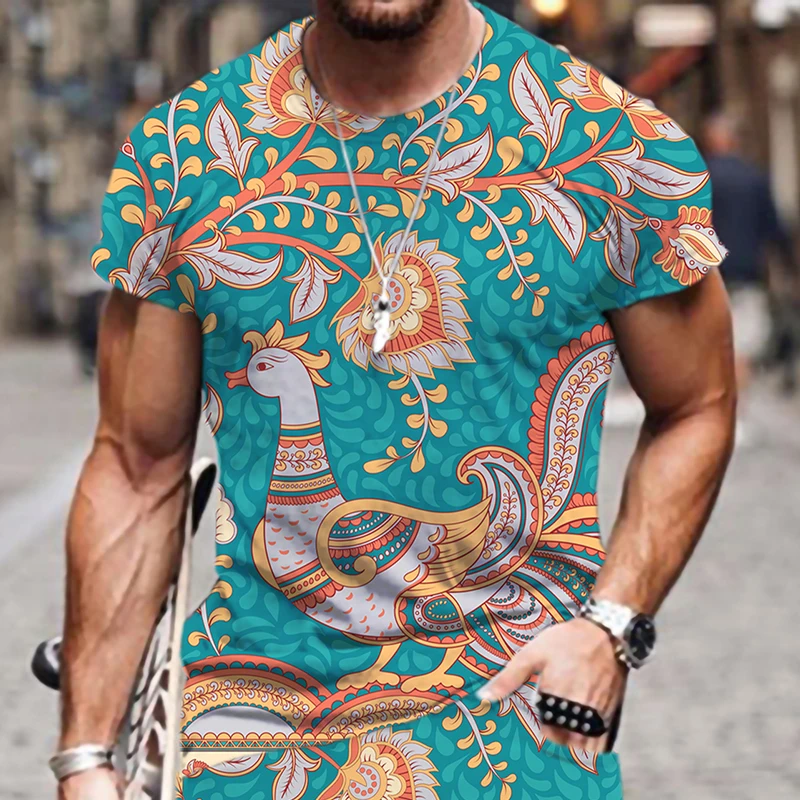 Vintage Leaf Bird Men T-shirt Tees Loose Breathable Funny O-Neck Short Sleeve Casual Fashion Harajuku 3D Print Style Hip Hop
Vintage Leaf Bird Men T-shirt Tees Loose Breathable Funny O-Neck Short Sleeve Casual Fashion Harajuku 3D Print Style Hip Hop