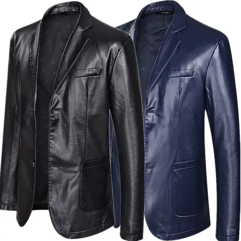 2023 Spring Autumn Fashion Oversized New Men's Leather Dress Coat / Male Business Casual PU Leather Jacket Suit For Men A04
2023 Spring Autumn Fashion Oversized New Men's Leather Dress Coat / Male Business Casual PU Leather Jacket Suit For Men A04