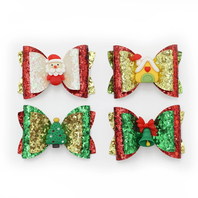 2/4PCS 2in Christmas Cartoon Santa Claus Snow Gift Sequins Bow Hairpins Glitter Hair Clips Shiny Girls Kids Headwear Accessories
2/4PCS 2in Christmas Cartoon Santa Claus Snow Gift Sequins Bow Hairpins Glitter Hair Clips Shiny Girls Kids Headwear Accessories