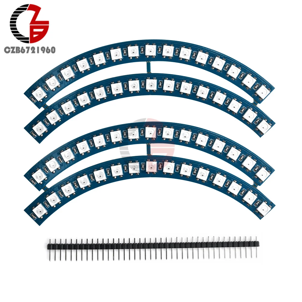 DC 5V WS2812 RGB LED Module ICSI018A 60-bit 5050 RGB Ring Wall Clock LED Light Panel Board for Arduino Microcontroller 78.74mm
DC 5V WS2812 RGB LED Module ICSI018A 60-bit 5050 RGB Ring Wall Clock LED Light Panel Board for Arduino Microcontroller 78.74mm