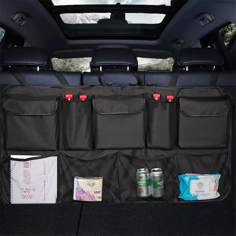 Auto Storage Organizer Car Trunk Bag Universal Large Capacity Backseat Storage Bag Trunk Cargo Mesh Holder Pocket
Auto Storage Organizer Car Trunk Bag Universal Large Capacity Backseat Storage Bag Trunk Cargo Mesh Holder Pocket