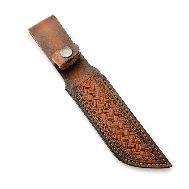 Real Cowhide Top Layer Leather Fixed Blade Straight Knife Scabbard Sheath Pants Storage Bag Holders With Brass Buckle Patterned
Real Cowhide Top Layer Leather Fixed Blade Straight Knife Scabbard Sheath Pants Storage Bag Holders With Brass Buckle Patterned