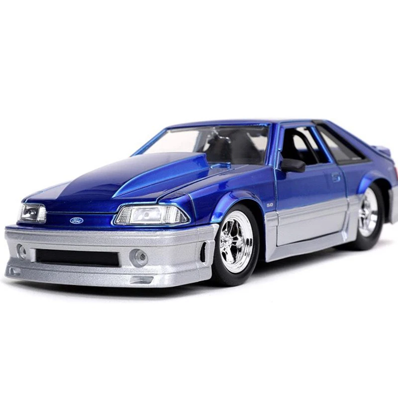 JADA 1:24 Ford Mustang GT 1989 легкосплавный автомобиль литье под давлением и игрушечный