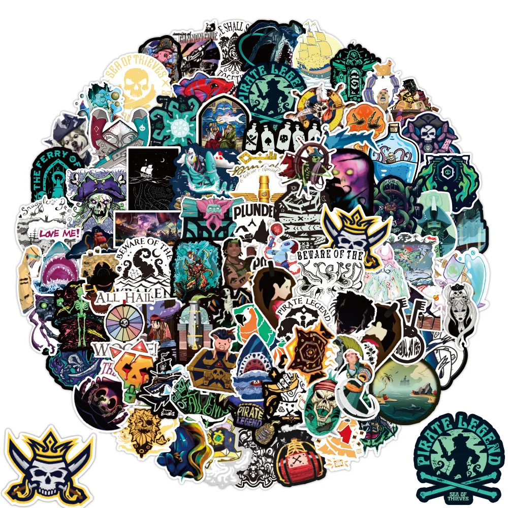 50/100 шт., водонепроницаемые наклейки «Море воров»
50/100 шт., водонепроницаемые наклейки «Море воров»