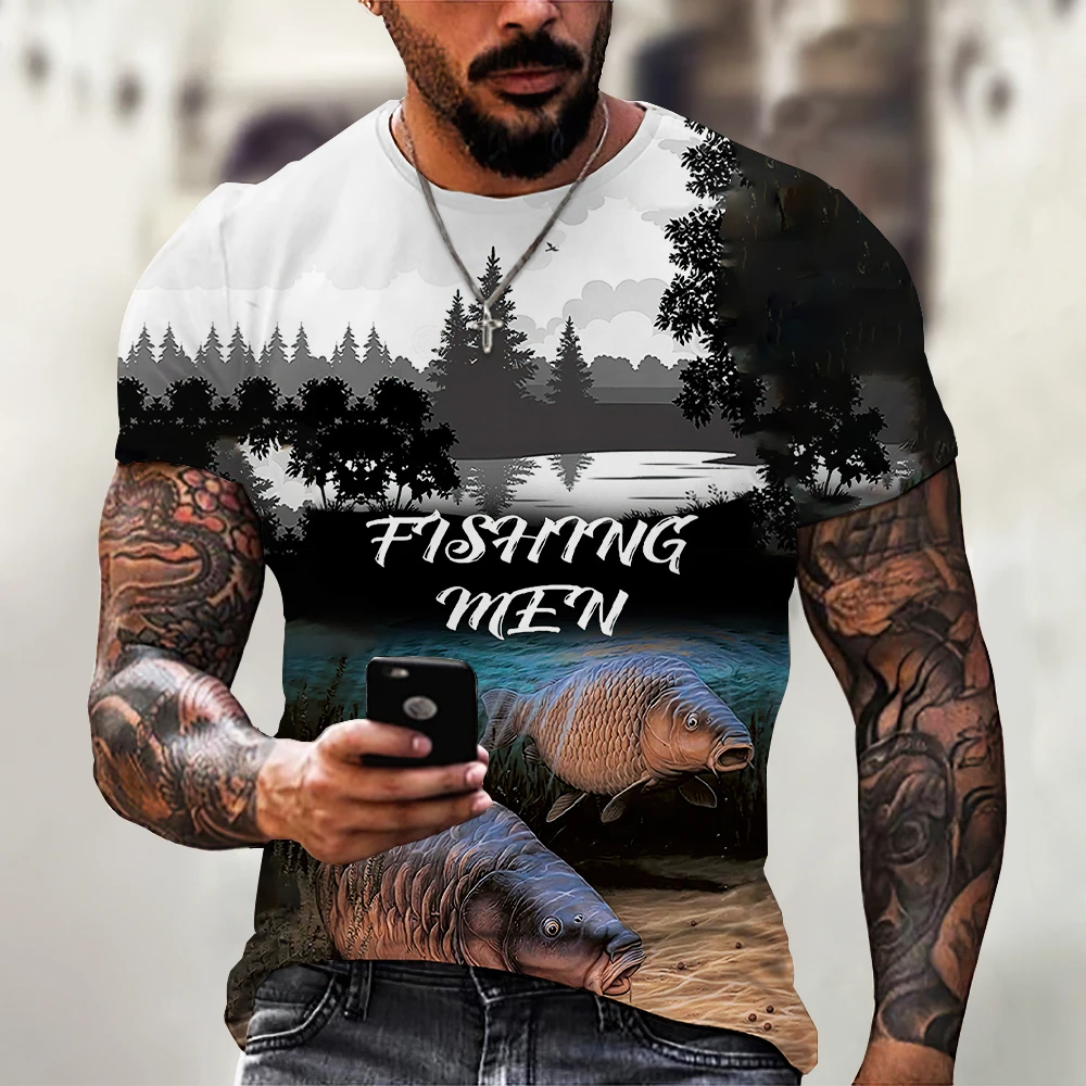 Fishing Competition Men's Summer 2022 Hot Selling Short Sleeved Fashion Quick Drying T-shirt Fishing Enthusiast Oversized Tee
Fishing Competition Men's Summer 2022 Hot Selling Short Sleeved Fashion Quick Drying T-shirt Fishing Enthusiast Oversized Tee