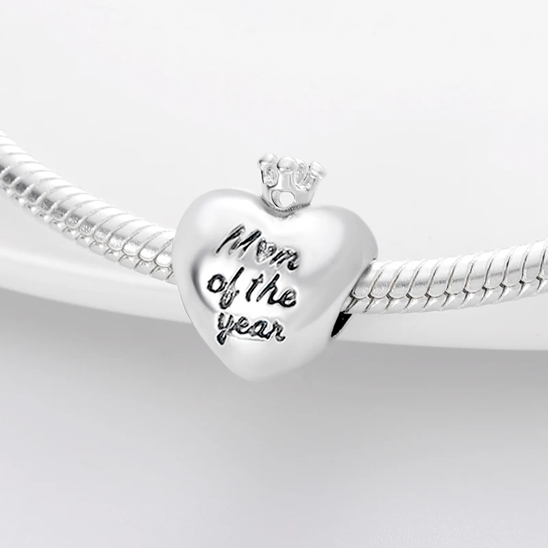 New silver color Crown Heart English Beads Fits Original Pandora Bracelet Women Silver Pendant Bead Diy Jewelry Free Shipping
New silver color Crown Heart English Beads Fits Original Pandora Bracelet Women Silver Pendant Bead Diy Jewelry Free Shipping