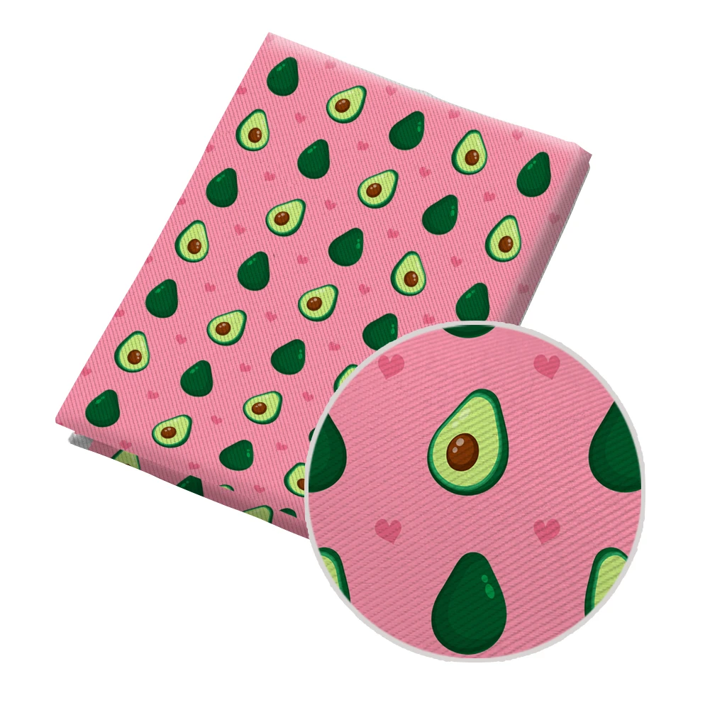 50*145CM Cute Avocado Fruit Polyester Cotton Printed for Kids Clothes Hometextile Curtain Cushion Cover DIY
50*145CM Cute Avocado Fruit Polyester Cotton Printed for Kids Clothes Hometextile Curtain Cushion Cover DIY