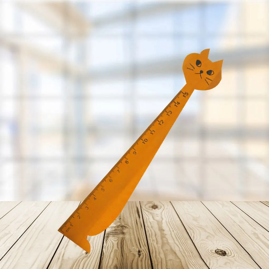Portable Wood Clear Scale Drawing Ruler Cartoon Cat Design Rulers Stationery Supplies Accessory
Portable Wood Clear Scale Drawing Ruler Cartoon Cat Design Rulers Stationery Supplies Accessory