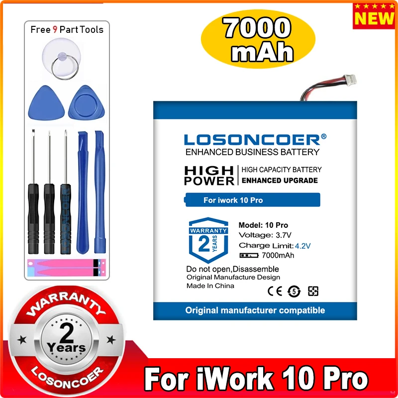 LOSONCOER 12000mAh Battery For Cube Iwork10 Pro Tablet PC For ALLDOCUBE IWork 10 Pro
LOSONCOER 12000mAh Battery For Cube Iwork10 Pro Tablet PC For ALLDOCUBE IWork 10 Pro