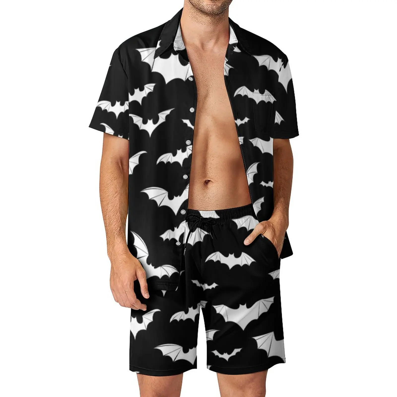 Bat Beach Men Sets Animal Pattern Casual Shirt Set Summer Printed Shorts 2 Piece Cool Suit Big Size
Bat Beach Men Sets Animal Pattern Casual Shirt Set Summer Printed Shorts 2 Piece Cool Suit Big Size