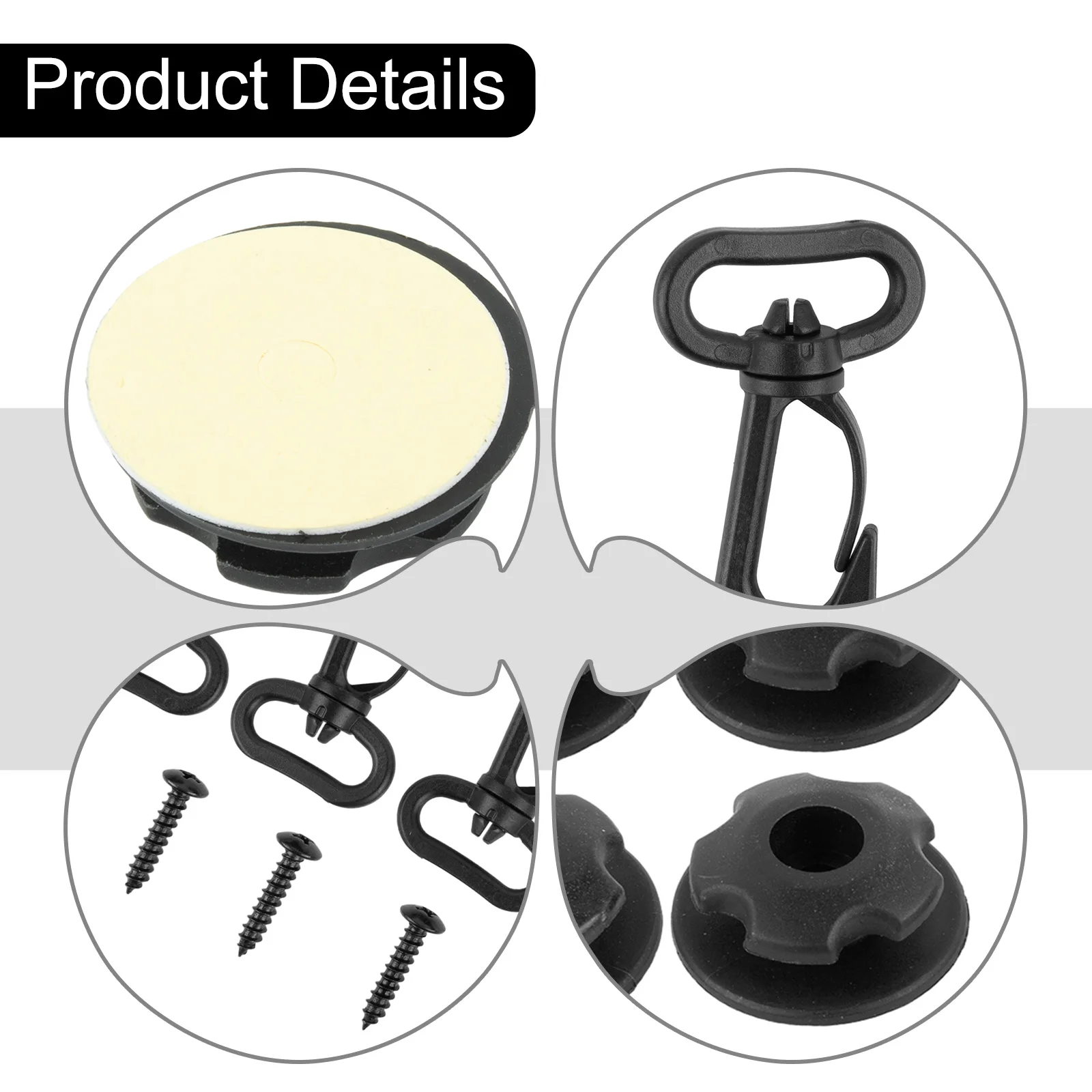 Interior Trim Hooks 4pcs Black Car Accessories Car Trunk Hook Cargo Net Mount Set Plastic Storage Organizer High Quality
Interior Trim Hooks 4pcs Black Car Accessories Car Trunk Hook Cargo Net Mount Set Plastic Storage Organizer High Quality