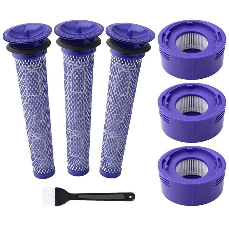 Vacuum Filter For Dyson V7, V8 Cordless Vacuum, 3 Post Filter, 3 Pre Filter, Replaces Part 965661-01 & 967478-01
Vacuum Filter For Dyson V7, V8 Cordless Vacuum, 3 Post Filter, 3 Pre Filter, Replaces Part 965661-01 & 967478-01