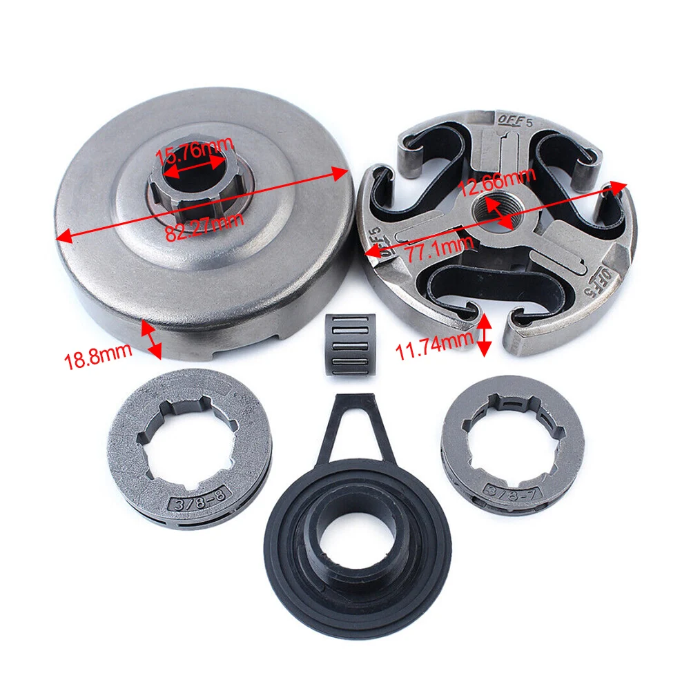 Clutch Drum Assembly For Husqvarna 372 372XP 371 365 362 Chainsaw Sprocket Rim For Home Garden Chainsaw Parts Accessories
Clutch Drum Assembly For Husqvarna 372 372XP 371 365 362 Chainsaw Sprocket Rim For Home Garden Chainsaw Parts Accessories