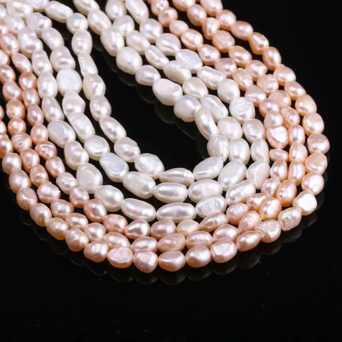 Natural Freshwater 4-5mm Irregular Pink White Pearl for Women Jewelry Making Elegant Bracelet DIY Necklace 13 Inches Wholesale
Natural Freshwater 4-5mm Irregular Pink White Pearl for Women Jewelry Making Elegant Bracelet DIY Necklace 13 Inches Wholesale