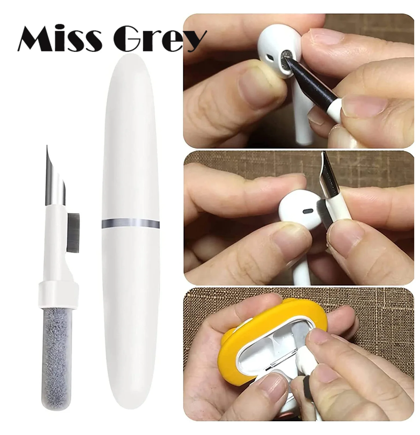 Cleaner Kit for Airpods Pro 1 2 3 Bluetooth Earphones Cleaning Pen Clean Brush Headphones Case Cleaning Tools for Xiaomi Huawei
Cleaner Kit for Airpods Pro 1 2 3 Bluetooth Earphones Cleaning Pen Clean Brush Headphones Case Cleaning Tools for Xiaomi Huawei