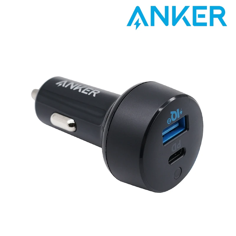 

Anker Car Charger USB C 35W 2-Port with 30W Power Delivery and 12W PowerIQ PowerDrive PD 2 with LED for iPad iPhone and more