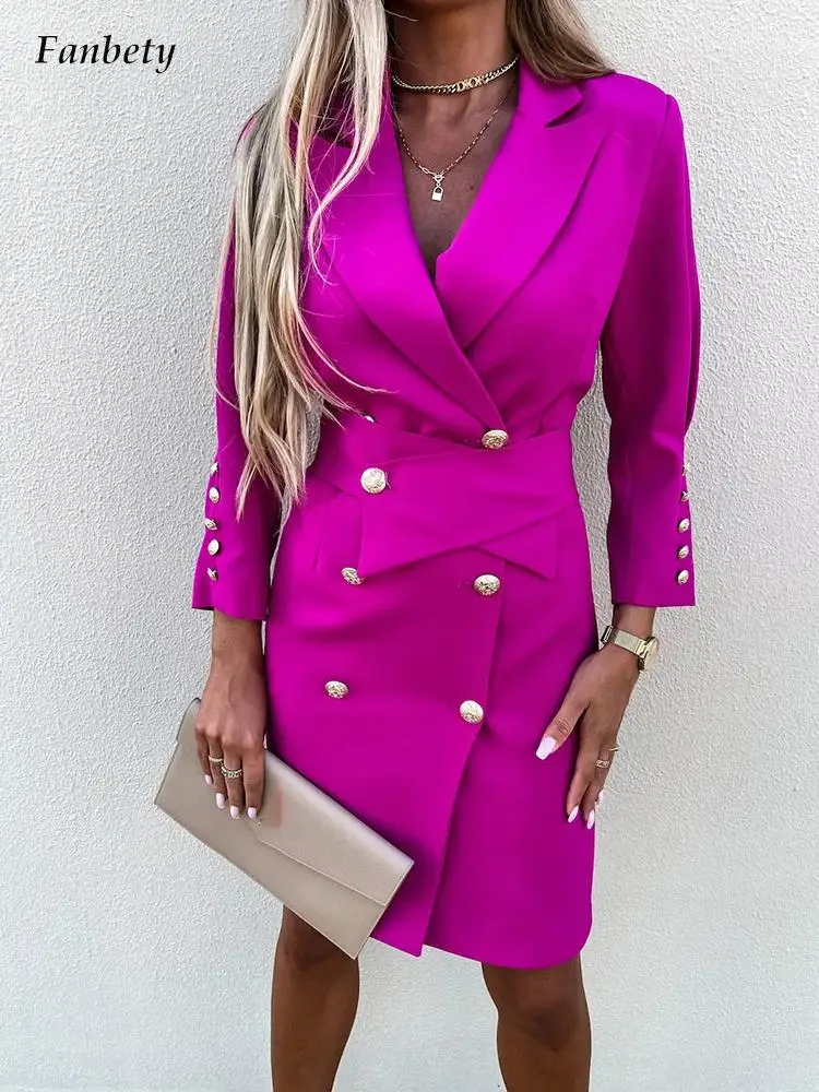 Elegant Fashion Commuter Office Ladies Dresses 2022 Spring Long Sleeve Turn-down Collar Casual Dress Women Chic Buttoned Dress
Elegant Fashion Commuter Office Ladies Dresses 2022 Spring Long Sleeve Turn-down Collar Casual Dress Women Chic Buttoned Dress