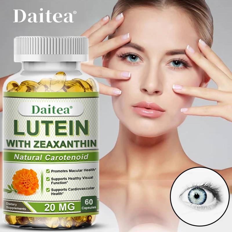Daitea Vision Support - Lutein & Zeaxanthin Supplement - All-In-One Eye Health Supplement for Optimal Eye Care 
Daitea Vision Support - Lutein & Zeaxanthin Supplement - All-In-One Eye Health Supplement for Optimal Eye Care