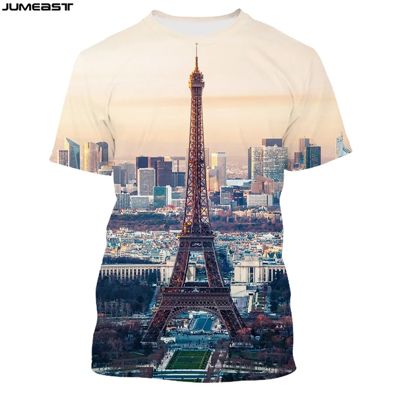 Jumeast Men Women 3D T-Shirt Oversized Male Female Famous Building Scenery Short Sleeve Summer T Shirt Sport Pullover Tops Tees
Jumeast Men Women 3D T-Shirt Oversized Male Female Famous Building Scenery Short Sleeve Summer T Shirt Sport Pullover Tops Tees