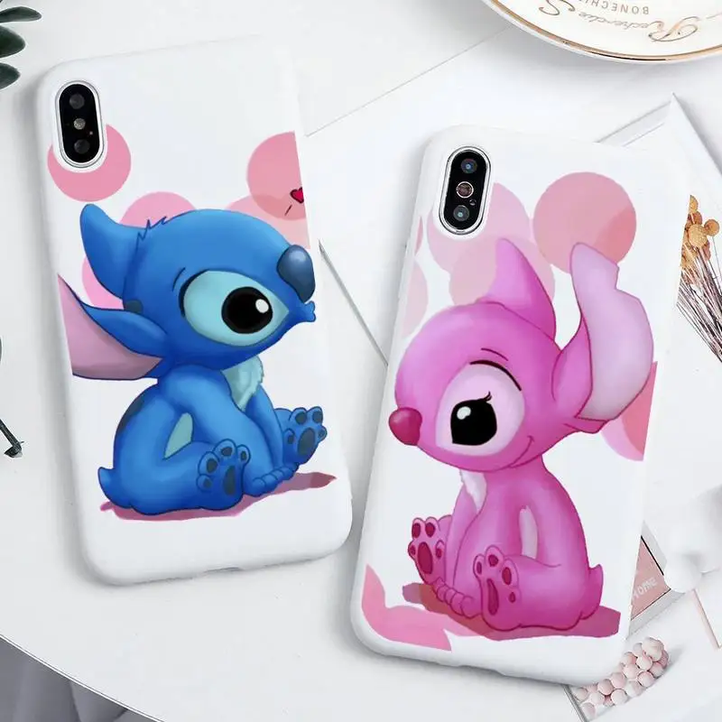 Love Angie And Stitch Phone Case For iphone 14 Plus 13 12 Mini 11 Pro Max XS X XS XR White Cover
Love Angie And Stitch Phone Case For iphone 14 Plus 13 12 Mini 11 Pro Max XS X XS XR White Cover