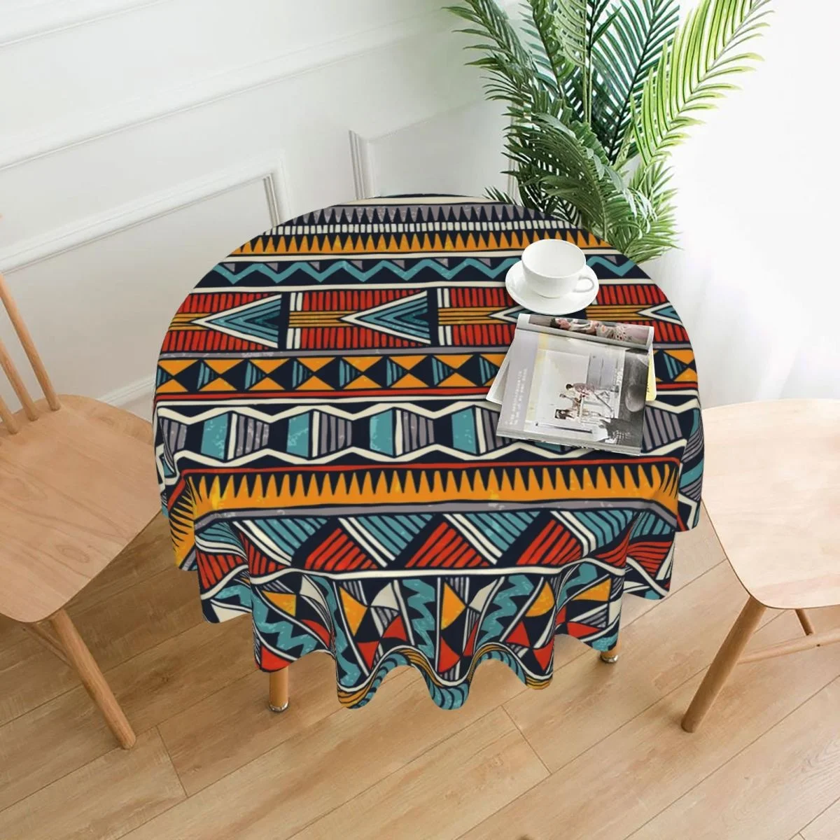 Tribal Pattern Table Cloth Desk Cover Polyester High Quality Waterproof Round Picnic Blanket for Home Gift
Tribal Pattern Table Cloth Desk Cover Polyester High Quality Waterproof Round Picnic Blanket for Home Gift