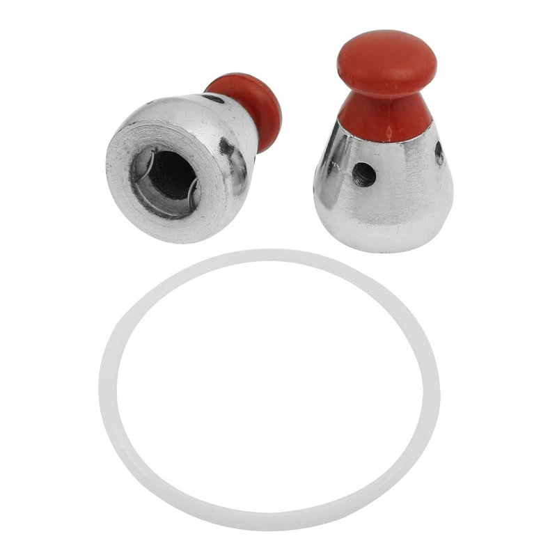 2 Pcs Metal Plastic Spare Parts Valve For Pressure Cooker & 1X Kitchenware Pressure Cooker Rubber Seal Gasket, 26 Cm Inner Diame
2 Pcs Metal Plastic Spare Parts Valve For Pressure Cooker & 1X Kitchenware Pressure Cooker Rubber Seal Gasket, 26 Cm Inner Diame