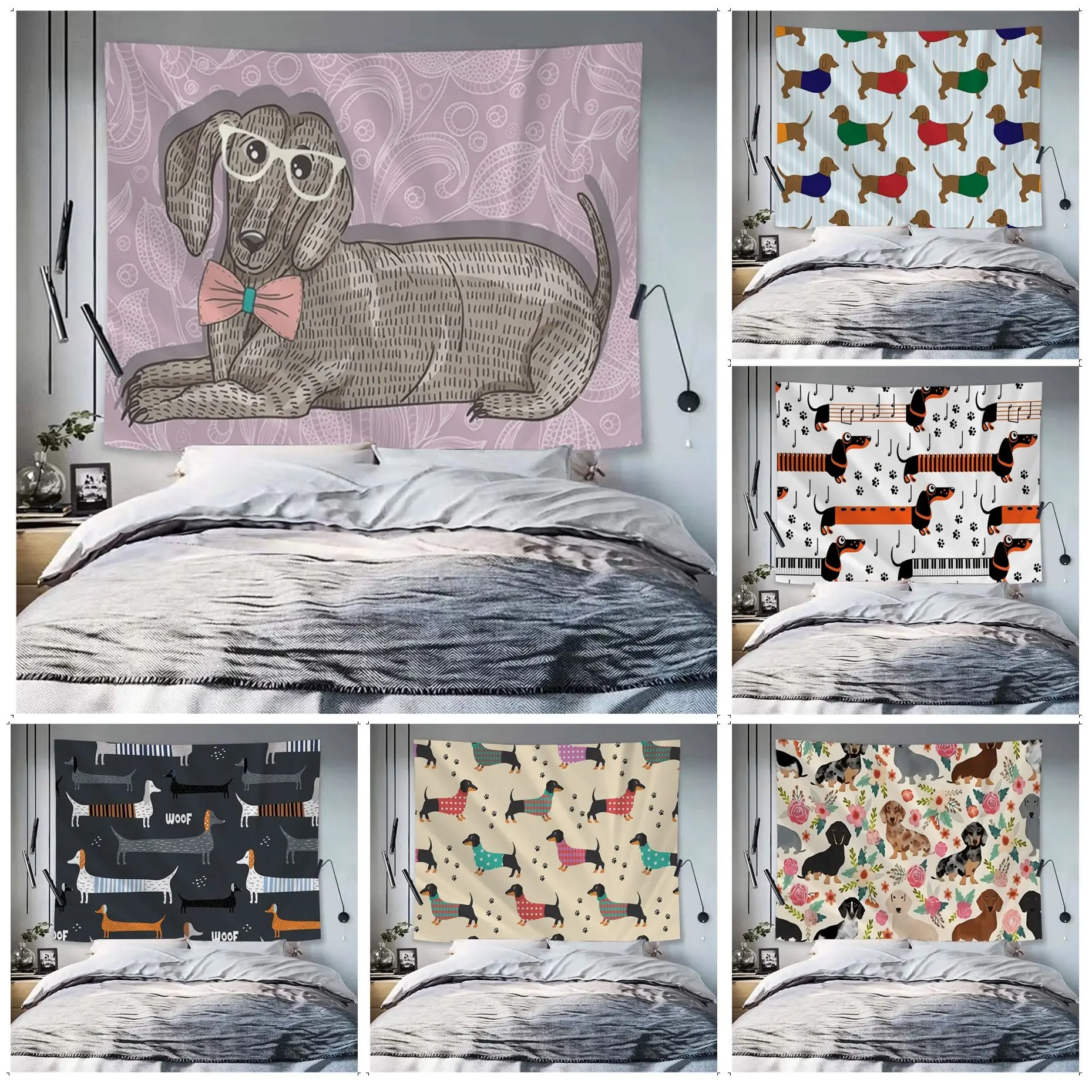 Dachshund Hot Dog Cute Animal Colorful Tapestry Wall Hanging For Living Room Home Dorm Decor Art Home Decor
Dachshund Hot Dog Cute Animal Colorful Tapestry Wall Hanging For Living Room Home Dorm Decor Art Home Decor