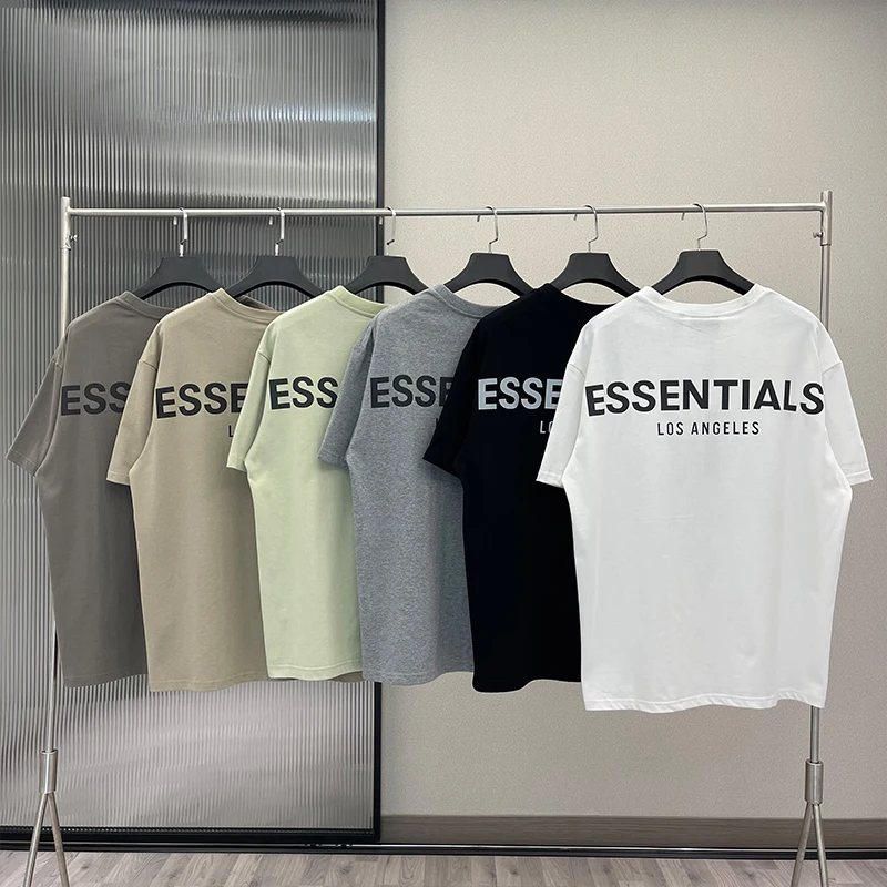 Men's Essentials T-shirt Summer New Reflective Letter 100% Cotton High Street short sleeve Hip hop Loose Unisex Oversize Tees
Men's Essentials T-shirt Summer New Reflective Letter 100% Cotton High Street short sleeve Hip hop Loose Unisex Oversize Tees