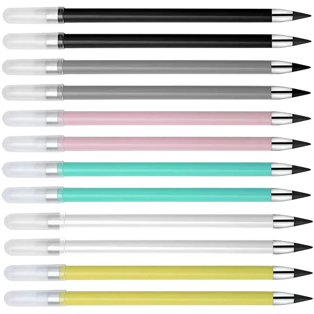 12 Pcs Eternal Everlasting Pencils Eraser Sketch Non Sharpening Write Black Technology Fun Writing Infinite Inkless
12 Pcs Eternal Everlasting Pencils Eraser Sketch Non Sharpening Write Black Technology Fun Writing Infinite Inkless