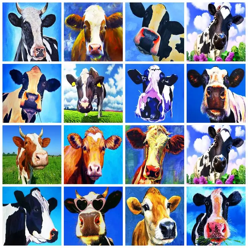 RUOPOTY Oil Painting By Number Cartoon Cow Full Kits Diy Painting By Number Animal Painting Home Decor
RUOPOTY Oil Painting By Number Cartoon Cow Full Kits Diy Painting By Number Animal Painting Home Decor
