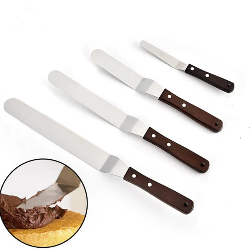 4/6/8/10 inch Stainless Steel Cake Spatula Butter Cream Icing Frosting Knife Smoother Kitchen Pastry Cake Decoration Tools
4/6/8/10 inch Stainless Steel Cake Spatula Butter Cream Icing Frosting Knife Smoother Kitchen Pastry Cake Decoration Tools