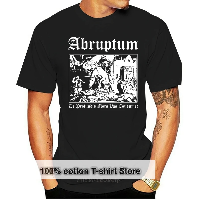 Abruptum De Profundis Mors Vas Cousumet Black T Shirt Cotton All Sizes S-3Xl Street Tee Shirt
Abruptum De Profundis Mors Vas Cousumet Black T Shirt Cotton All Sizes S-3Xl Street Tee Shirt