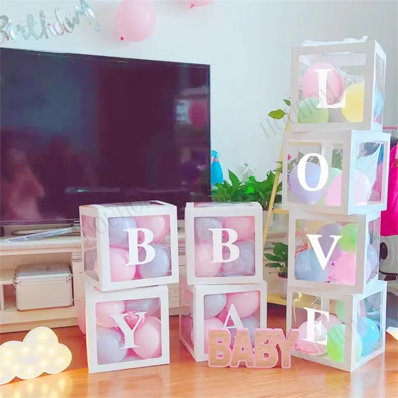 Transparent Name letter Box Wedding Balloon 1st Birthday Party Decoration Kids Birthday Balloons box Macaron Balloon BabyShower
Transparent Name letter Box Wedding Balloon 1st Birthday Party Decoration Kids Birthday Balloons box Macaron Balloon BabyShower