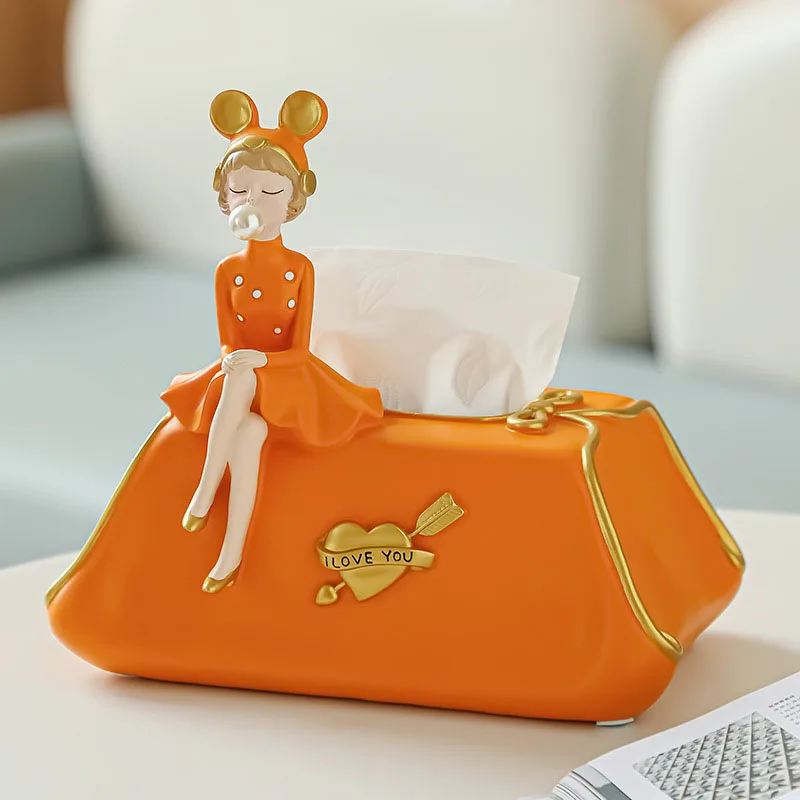 Light luxury bubble girl tissue box resin ornaments Nordic home decoration resin crafts creative living room desktop paper box
Light luxury bubble girl tissue box resin ornaments Nordic home decoration resin crafts creative living room desktop paper box