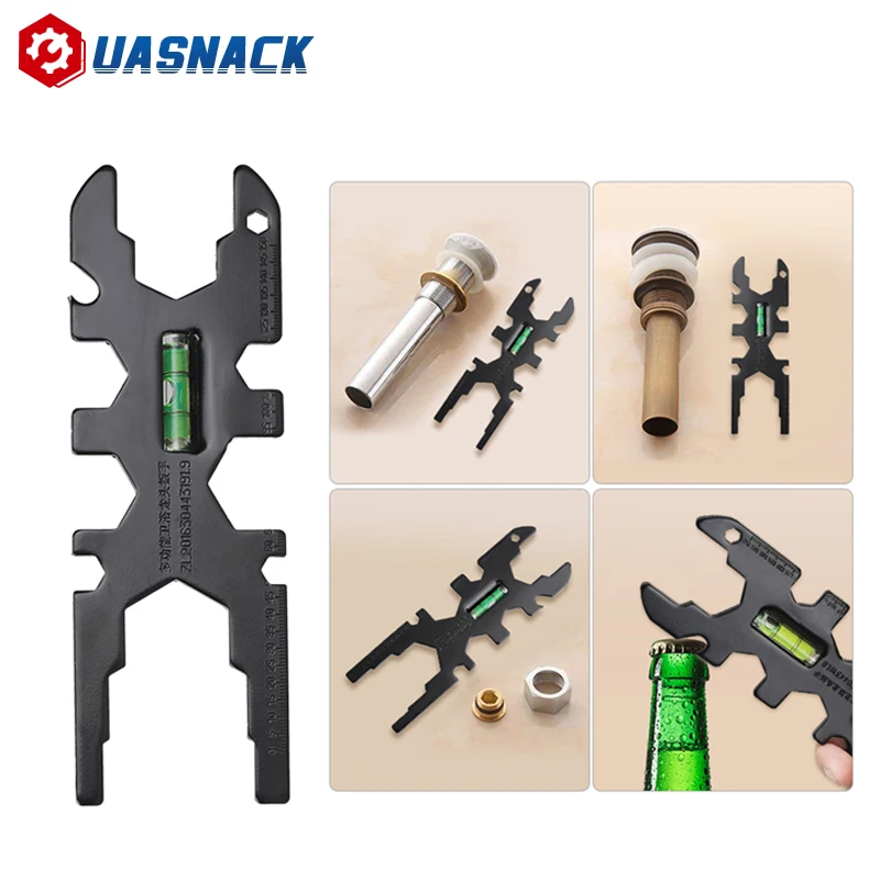 Multifunctional Bathroom Wrench Anti-slip Kitchen Sink Repair Tool Wrench Bathroom Faucet Assembly Plumbing Installation Spanner
Multifunctional Bathroom Wrench Anti-slip Kitchen Sink Repair Tool Wrench Bathroom Faucet Assembly Plumbing Installation Spanner
