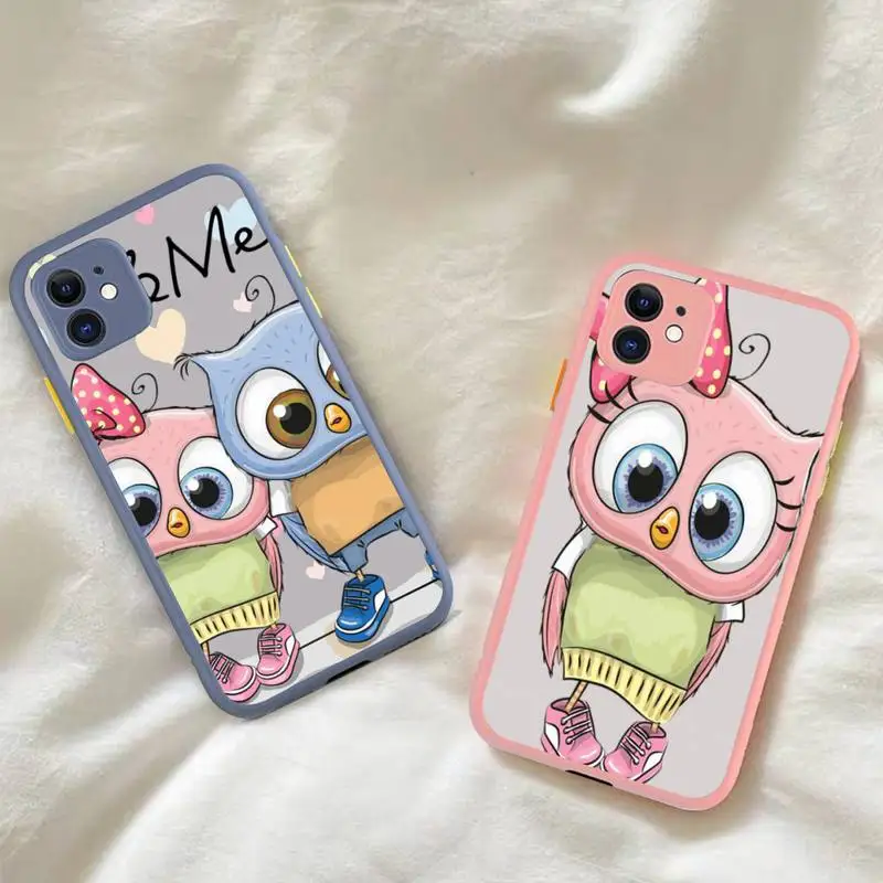 Cute Owl Phone Case for iPhone X XR XS 7 8 Plus 11 12 13 pro MAX 13mini Translucent Matte Case
Cute Owl Phone Case for iPhone X XR XS 7 8 Plus 11 12 13 pro MAX 13mini Translucent Matte Case