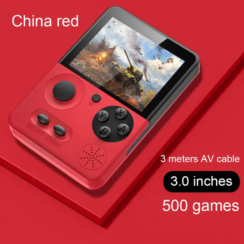 Retro Mini Handheld Video Game Console Ultra-thin 3.0-inch Screen Game Player Built-in 500 Games Mini Handheld Games Player Usb
Retro Mini Handheld Video Game Console Ultra-thin 3.0-inch Screen Game Player Built-in 500 Games Mini Handheld Games Player Usb