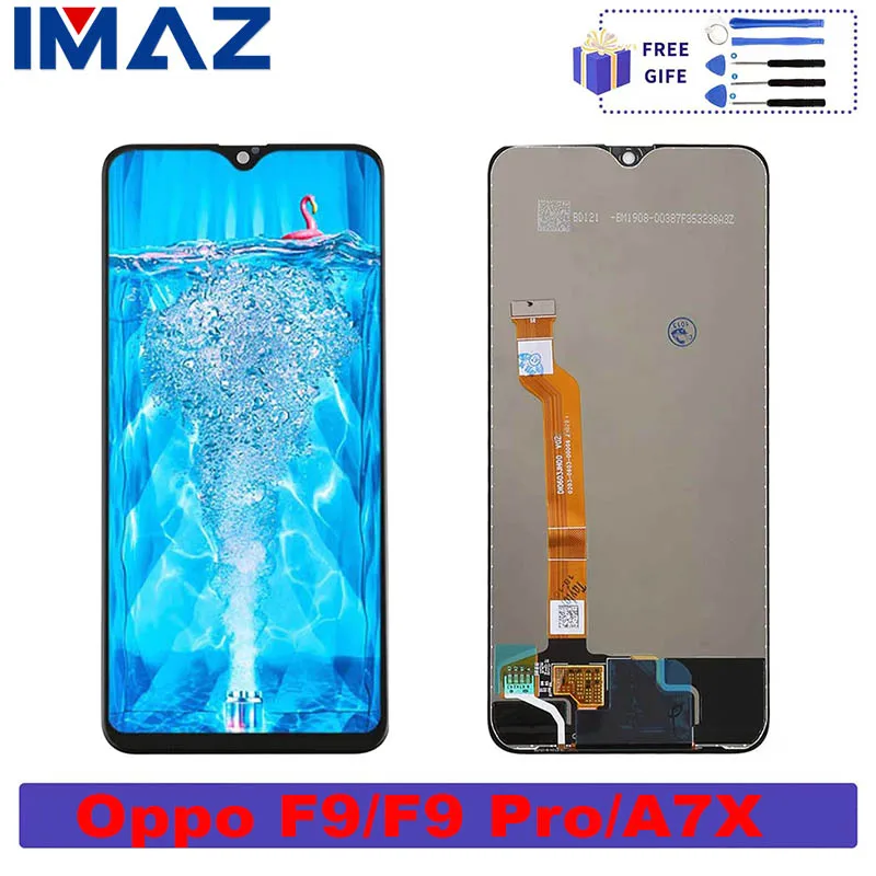 Оригинальный экран для OPPO F9 F9 Pro ЖК-дисплей дигитайзер в сборе для Oppo A7X ЖК-дисплей с рамкой запасные части
Оригинальный экран для OPPO F9 F9 Pro ЖК-дисплей дигитайзер в сборе для Oppo A7X ЖК-дисплей с рамкой запасные части