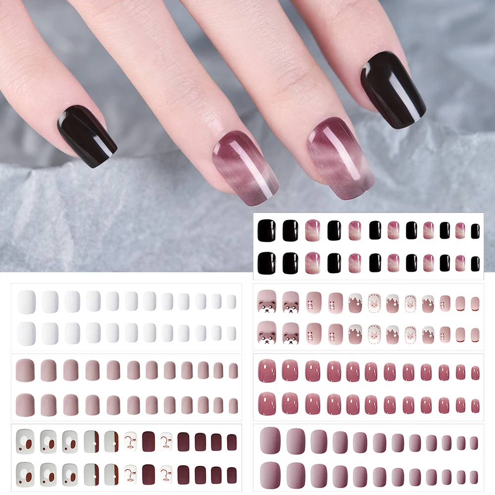 168 шт., Набор накладных ногтей для французского маникюра, нажмите на поддельные ногти с клеем, полное покрытие, узор, сделай сам, дизайн, украш... 
168 шт., Набор накладных ногтей для французского маникюра, нажмите на поддельные ногти с клеем, полное покрытие, узор, сделай сам, дизайн, украш...