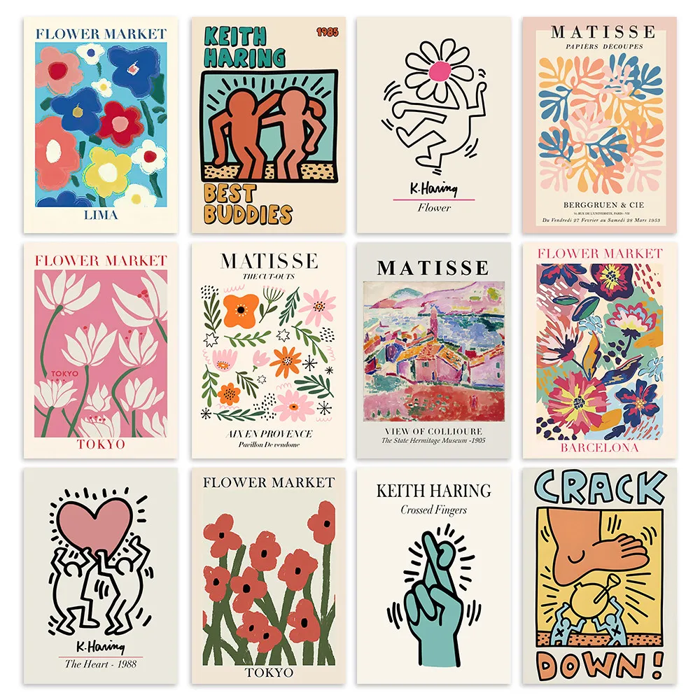 Abstract Matisse Art Nordic Canvas Anime Poster Funny Colorful Cartoon Flower Wall Art Picture Painting For Living Room Decor
Abstract Matisse Art Nordic Canvas Anime Poster Funny Colorful Cartoon Flower Wall Art Picture Painting For Living Room Decor
